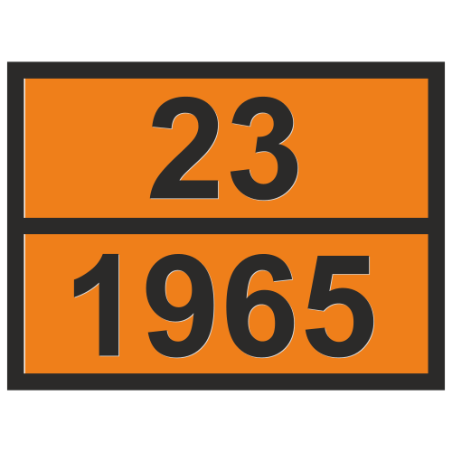 Табличка опасный груз 23-1965 Газ